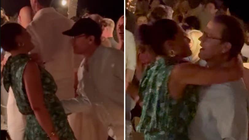 Victorias och Daniels kärlekslycka på Mykonos