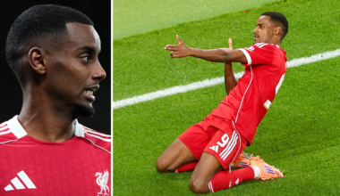 Alexander Isak hyllas i England efter första målet | Premier League