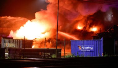 Storbrand på skrot i Agnesberg i Göteborg – VMA utfärdat