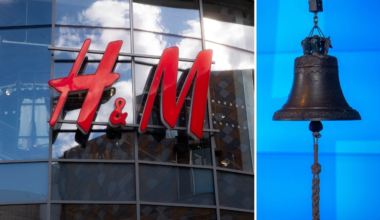 Klädjätten H&M rapportrusade på röd Stockholmsbörs