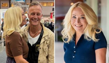 Martina Haag avslöjar kärleken – nyförlovad med polisen Peter