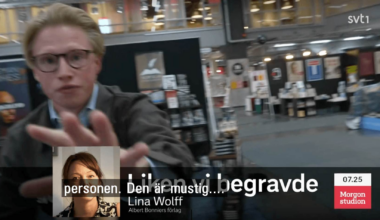Elsa Westerstad kollapsar i SVT:s ”Morgonstudion”