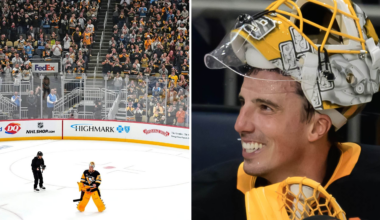 Marc-Andre Fleury hyllad med stående ovationer | NHL