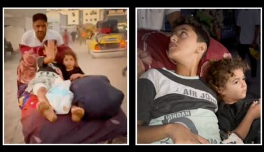 12-åringens desperata flykt mitt i bombregnet i Gaza