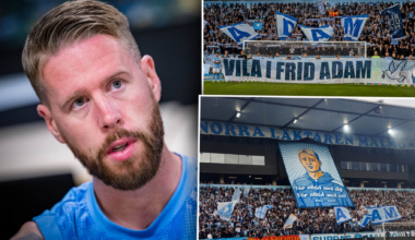 Allsvenskan • MFF hedrade avlidne supportern Adam