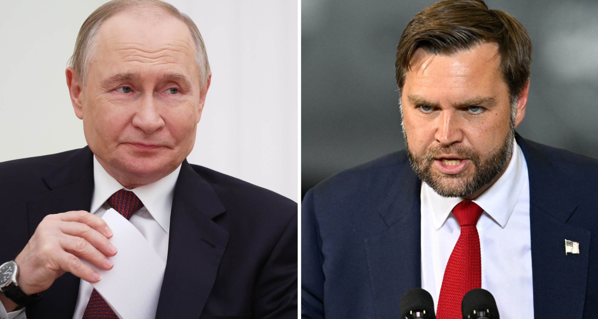 JD Vance press på Putin: Förhandla om fred