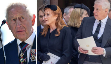 Kung Charles portar prins Andrew och Sarah Ferguson | Kungligt