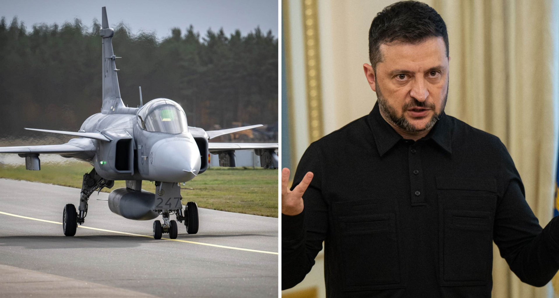 Ukrainska toppmilitären: Vi förväntar oss Gripen