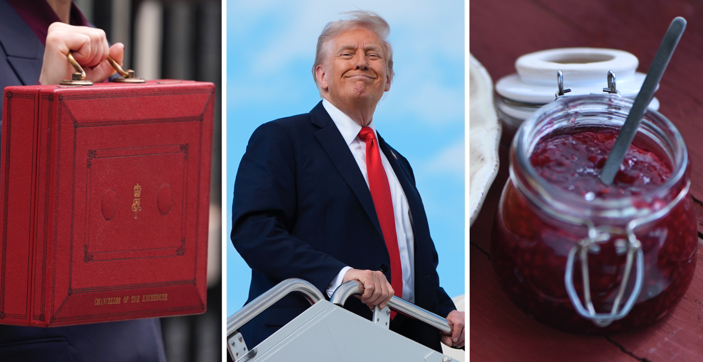 Starmers gåvor till Trump: Väska, bröd och sylt