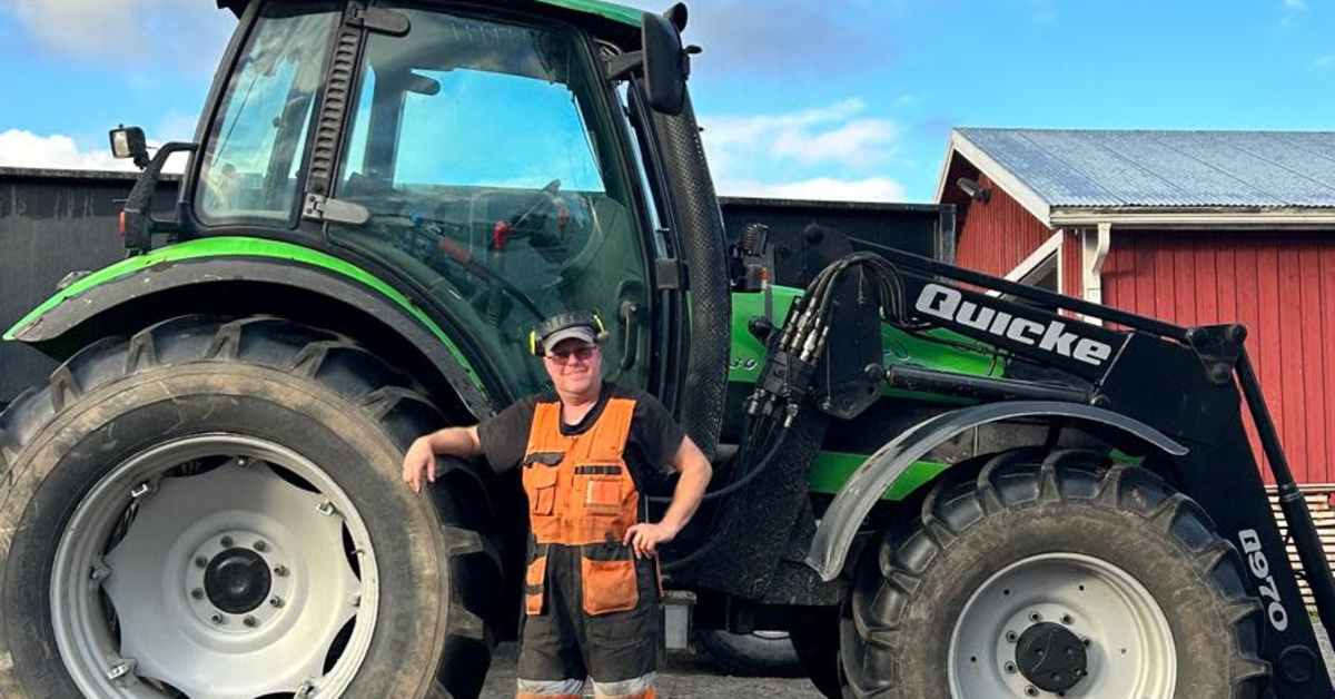 Mjölkbonden Mats Enqvist är beroende av traktorn – en trasig växellåda kan kosta skjortan | Inrikes