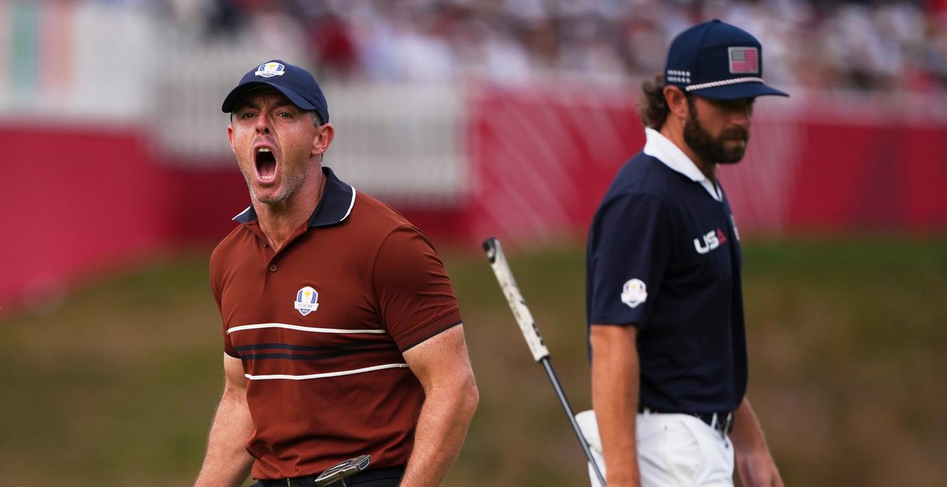 Europas lag spelar historiskt bra golf