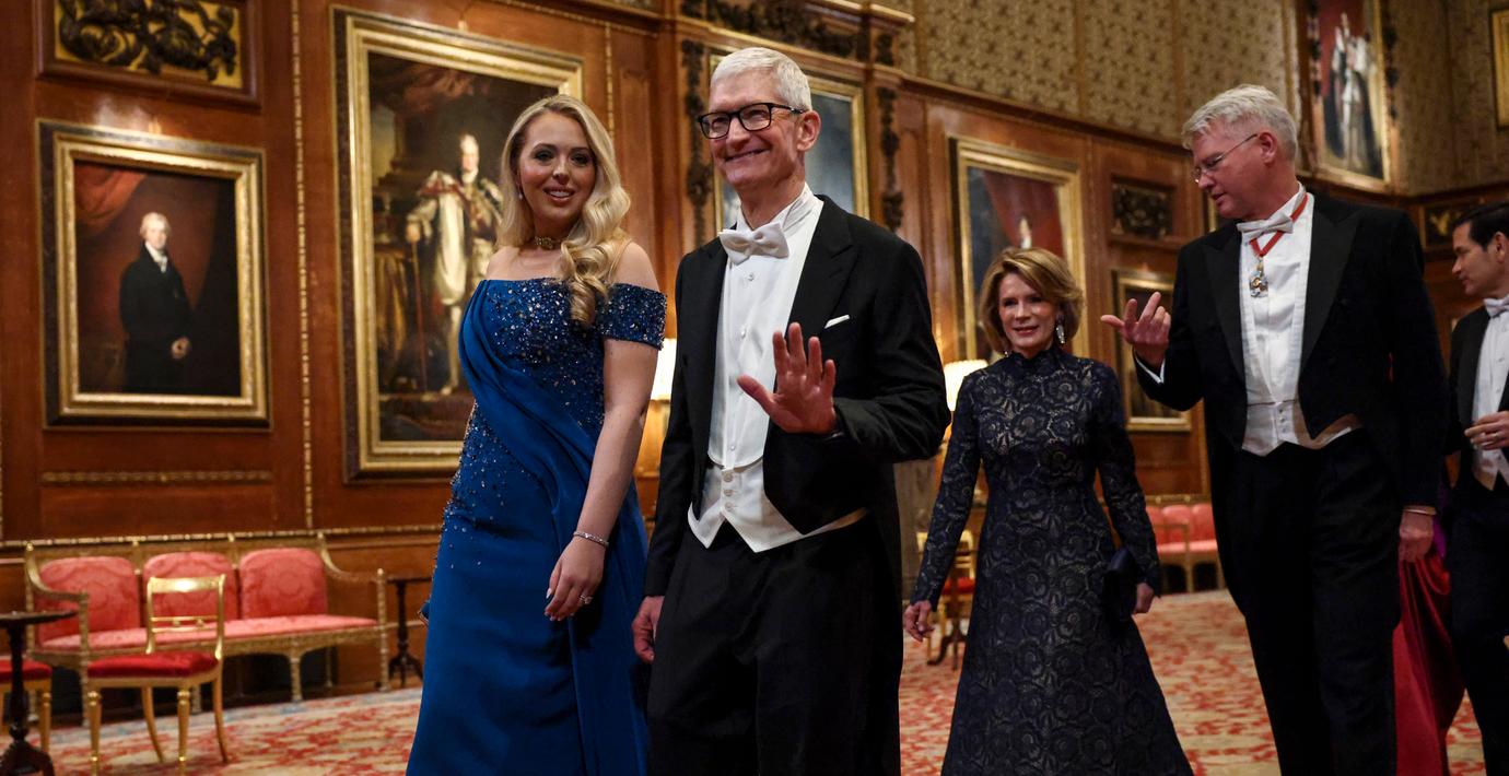 Techjättar på plats när Trump bjöds in till bankett