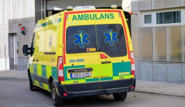 Person påkörd av spårvagn – allvarligt skadad