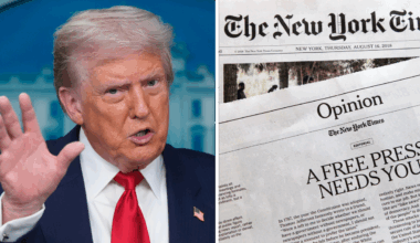 Trump stämmer New York Times på 15 miljarder dollar