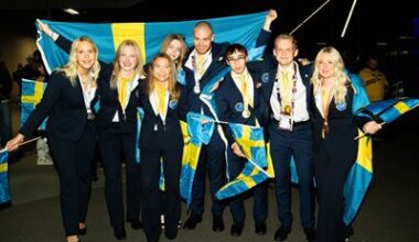 Svensk medaljfest vid Yrkes-EM i Herning – två guld, tre silver och två brons