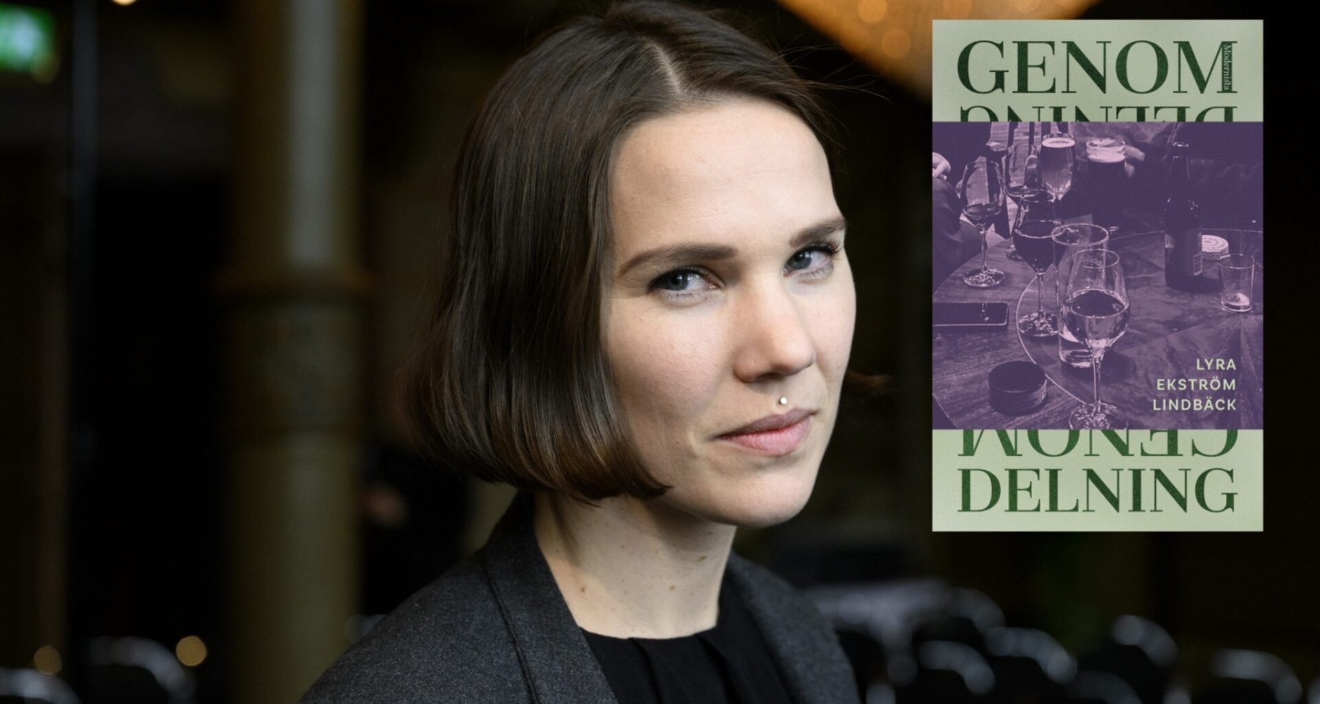 Lyra Ekström Lindbäcks ”Genom delning” – skildrar livets vattendelare - Kulturnytt