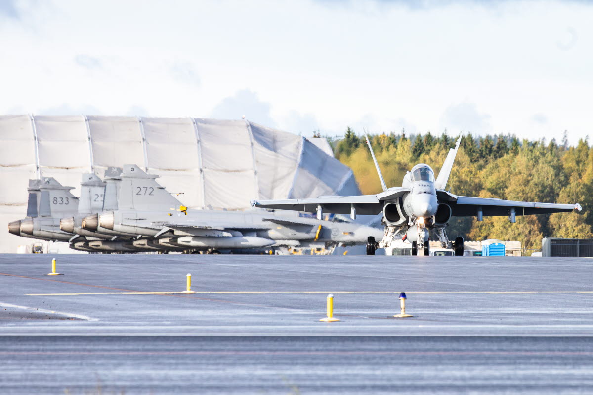 Flygvapnet deltar i Finlands största flygövning