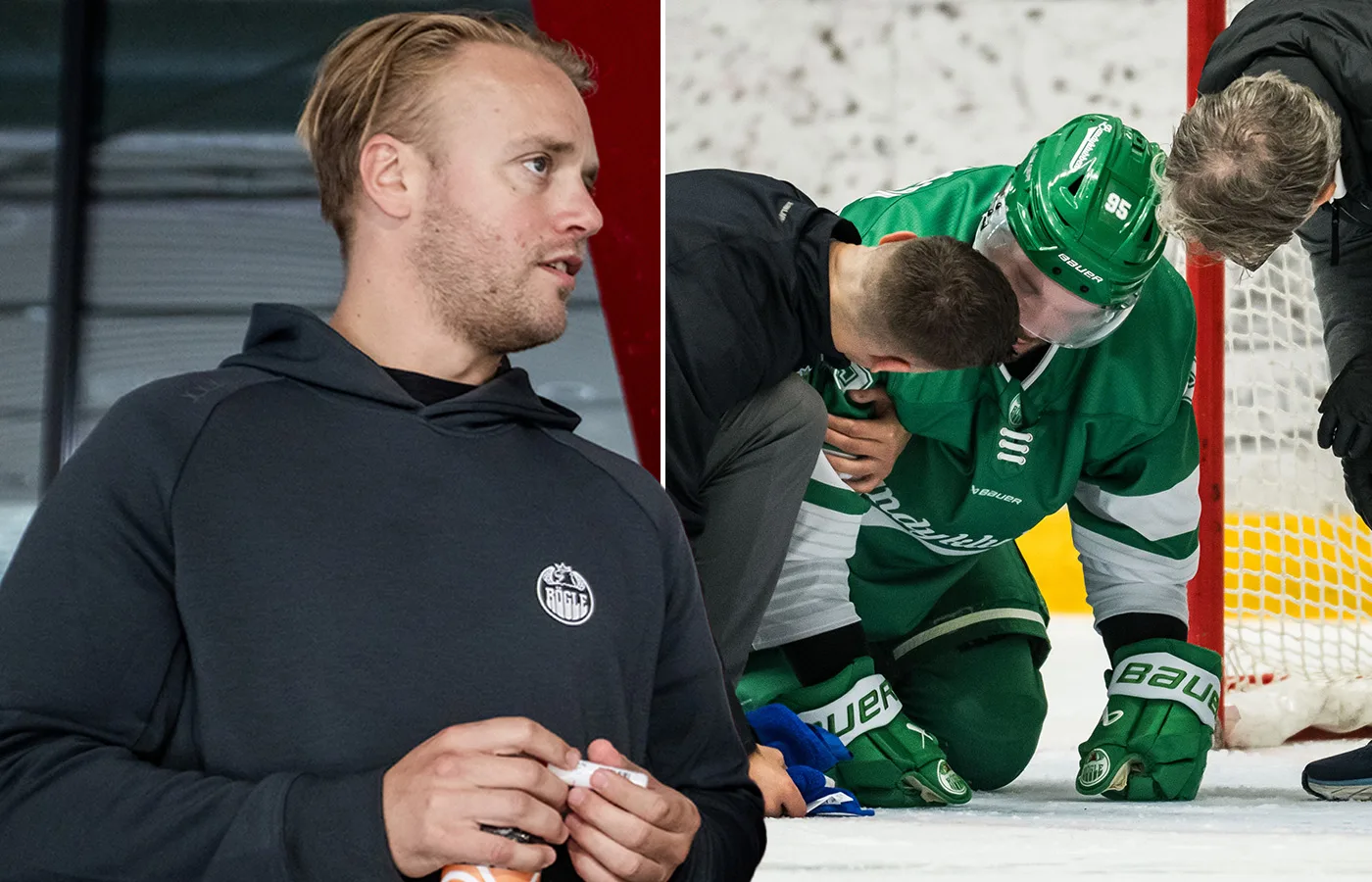 Rögle ger lugnande besked efter smällen: "Alles gut"