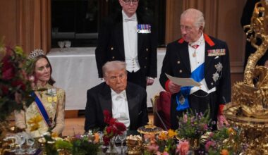 Charles och Trump utbytte hyllningar: ”Otroliga killar”