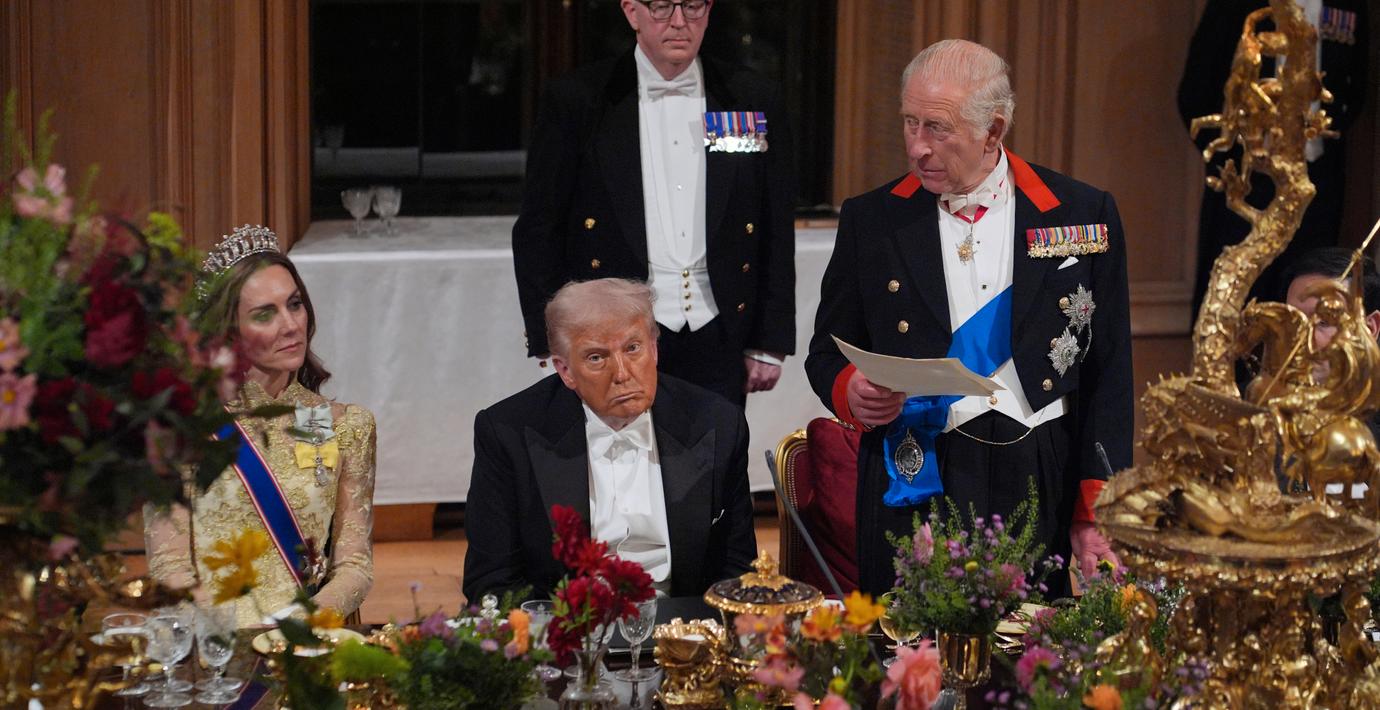 Charles och Trump utbytte hyllningar: ”Otroliga killar”