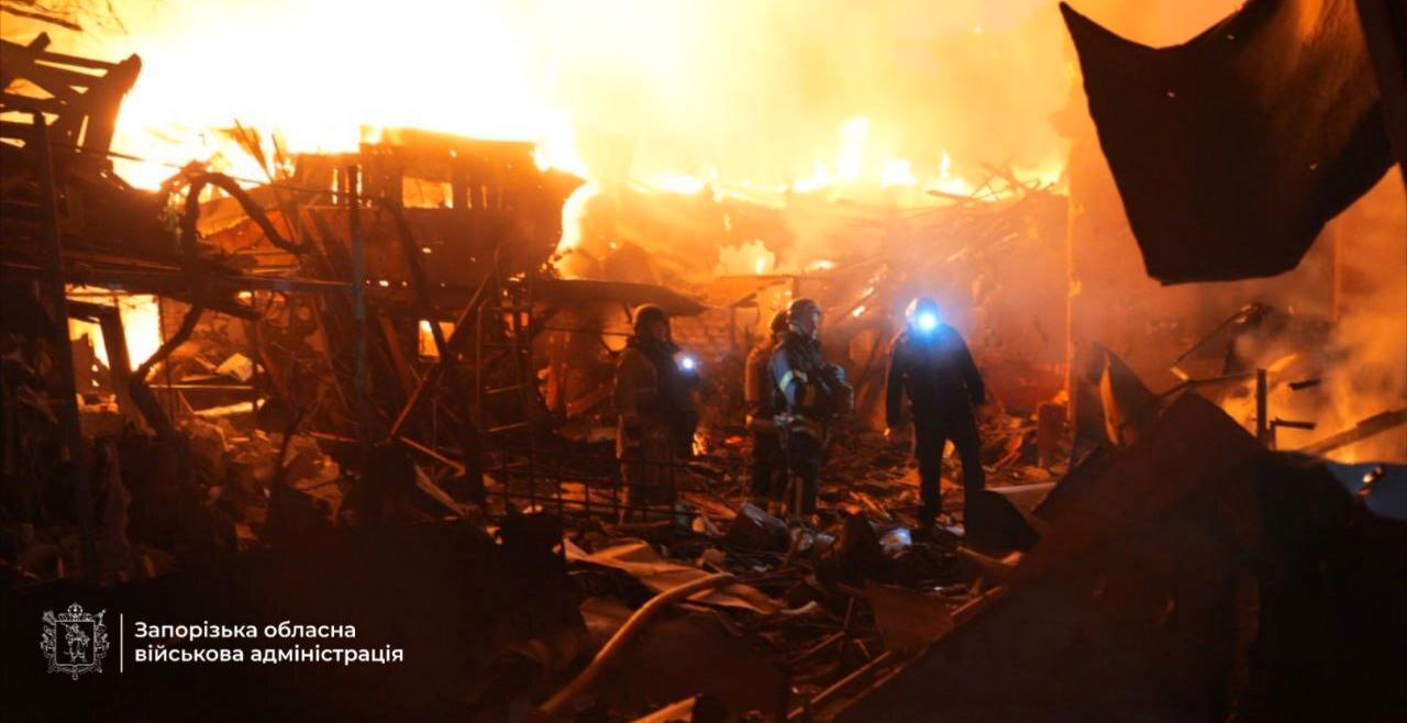 Flera skadade i ryska attacker mot Zaporizjzja