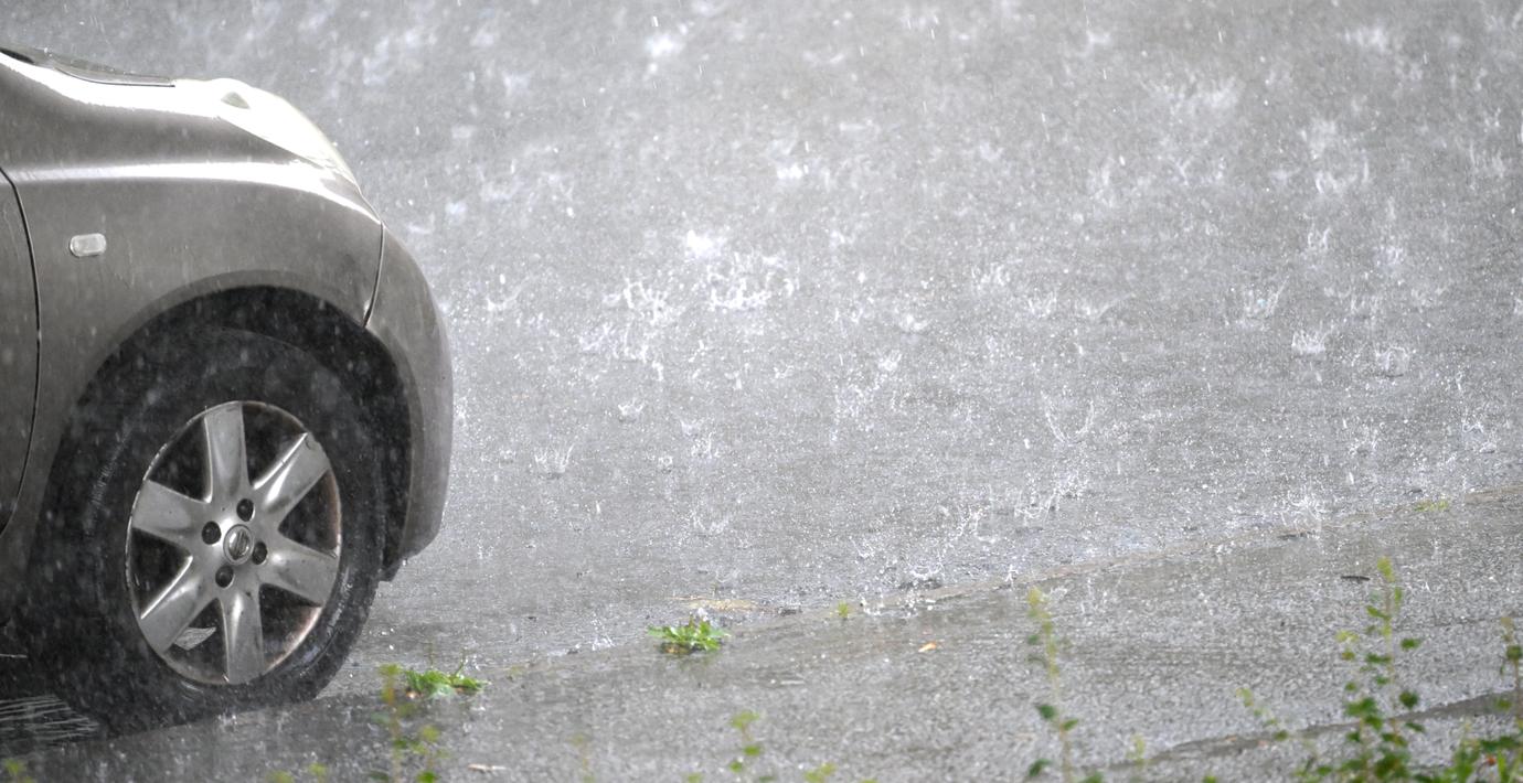 Ta inte bilen efter skyfallen