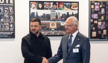 Kungen träffade Zelenskyj: ”Avgörande att stödet fortsätter”