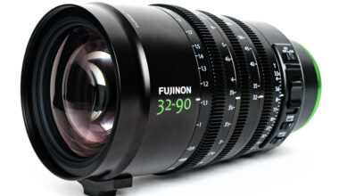 Fujifilm lanserar GFX-videoobjektivet Fujinon GF32-90 mm t/3,5 PZ OIS WR
