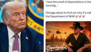 Trump hotar Chicago med krigsdepartementet