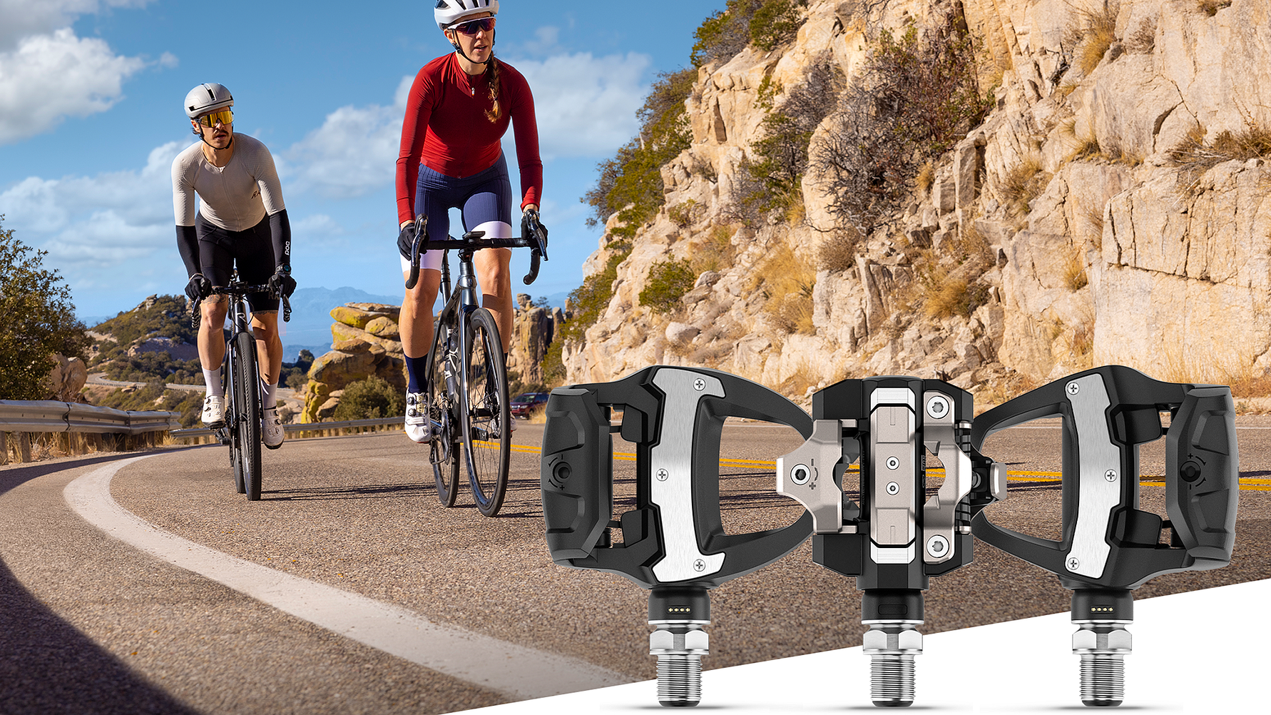 Garmin wattpedaler Rally 110 och 210 - uppladdningsbara och lätta att flytta mellan olika cyklar