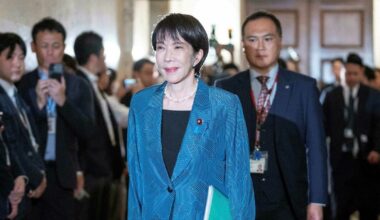 Första kvinnan i Japan som blir premiärminister