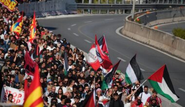 Italien lamslaget av strejk och protester för Gaza
