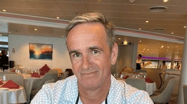 David, 60, föll mot
sin död på lekland
