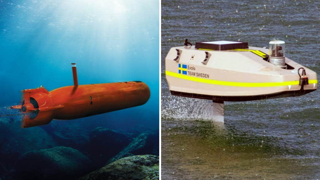 Här är Sveriges
drönare – till havs