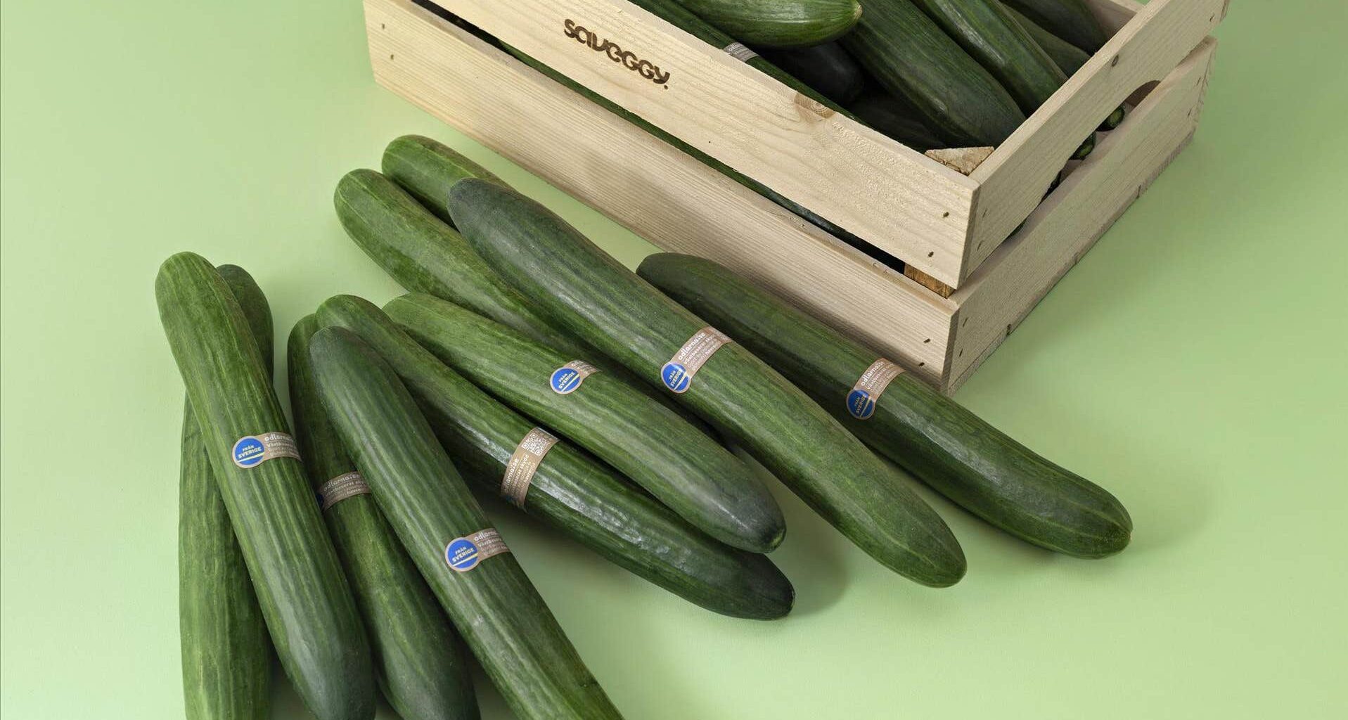 Gurkor får osynligt skydd – för att spara plast
