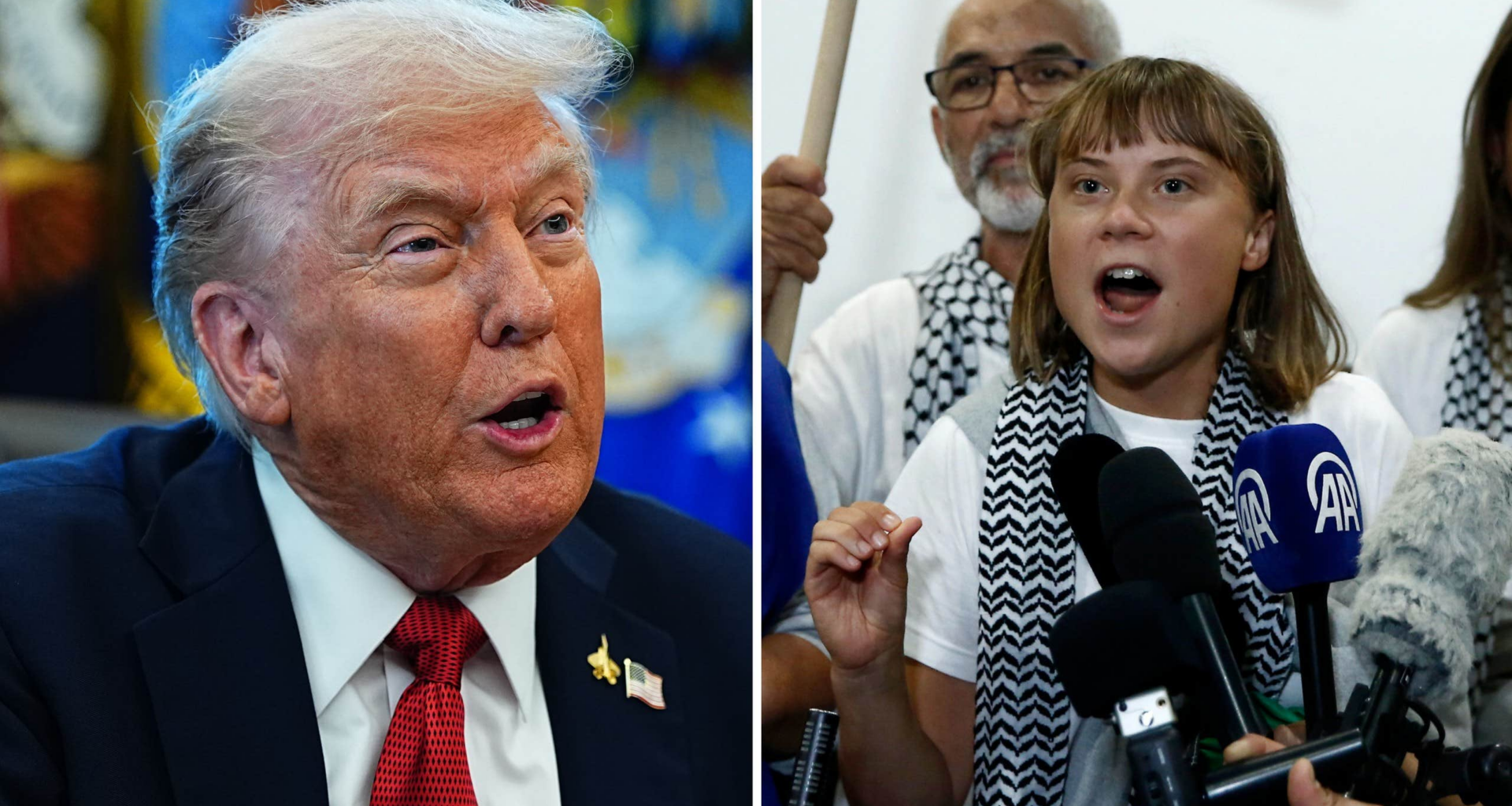 Trump om Greta Thunberg: ”Borde träffa en läkare”