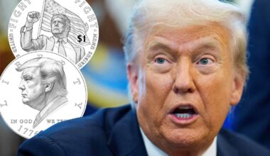 Trump utmanar lagen – vill pryda dollarmyntet