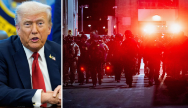Donald Trump hotar demokrater med extrema lagen