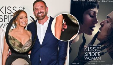 Jennifer Lopez och Ben Affleck på röda mattan ihop