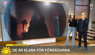 Alexander Pärleros och Alexandra Pascalidou i Förrädarna hösten 2025