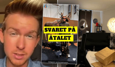 Pontus Rasmussons
svar efter polisrazzian