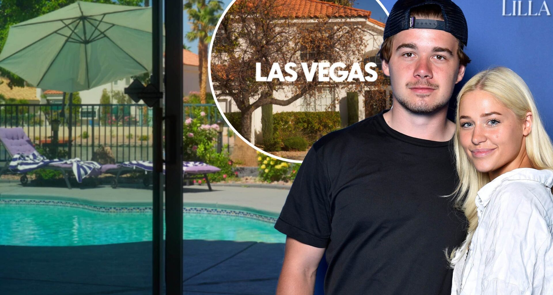 Klara Hammarström och Alexander Holtz visar upp lyxhuset i Las Vegas
