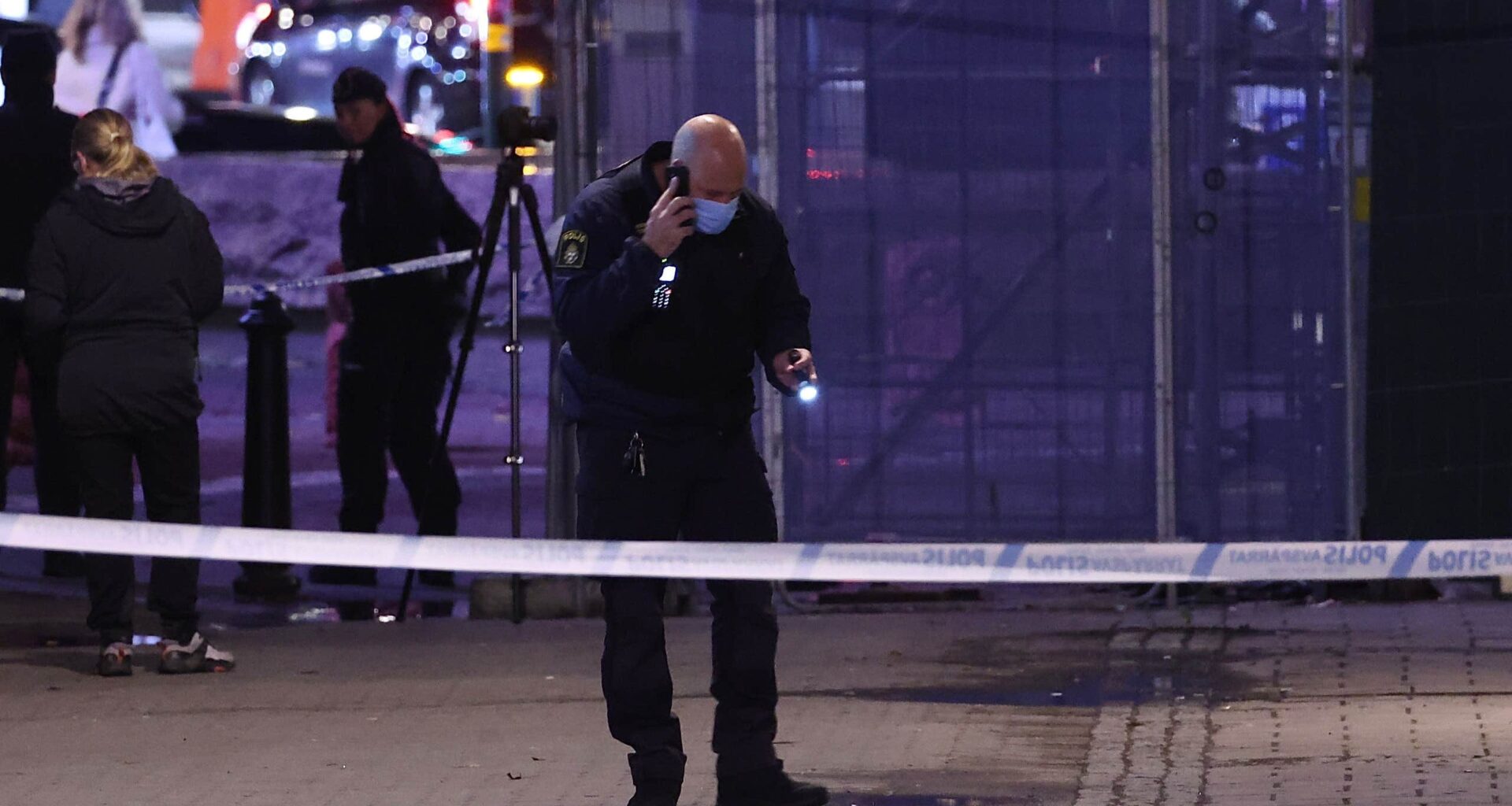 Gustav såg vakten
skjutas på Stureplan
