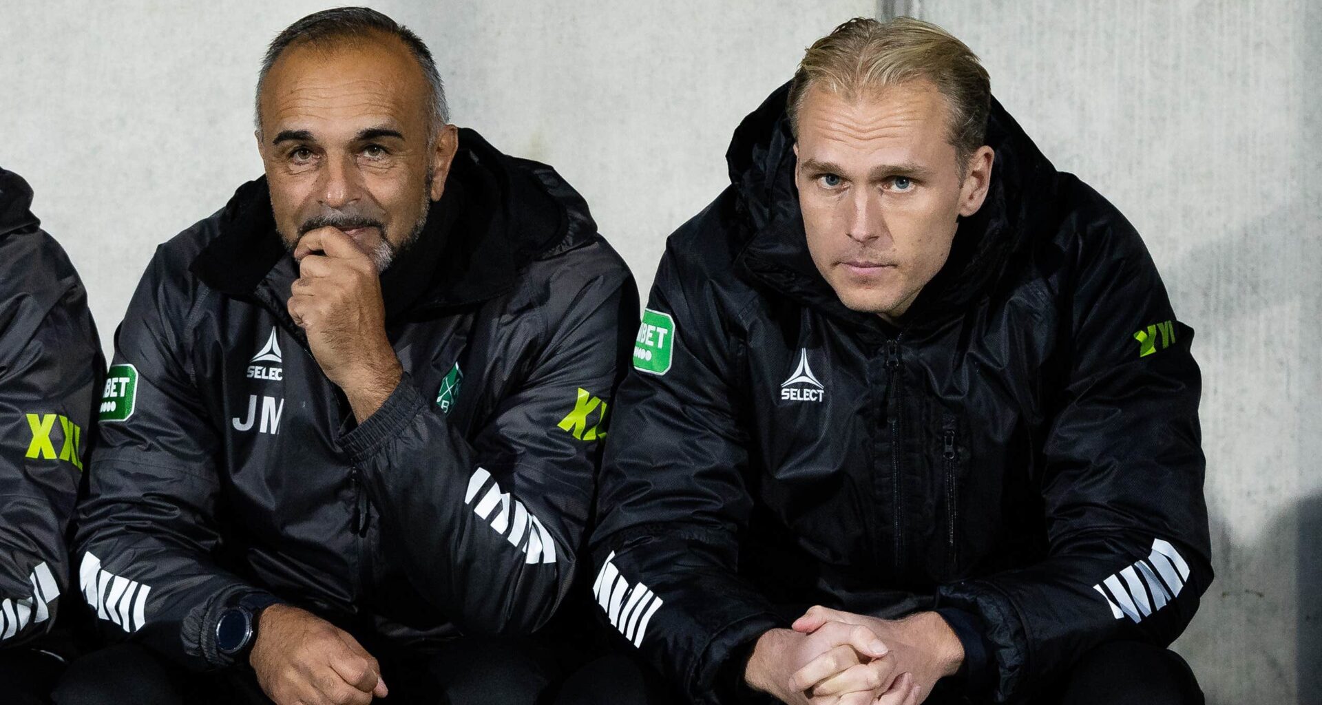 Brage sparkar tränarduon Janne Mian och William Bergendahl