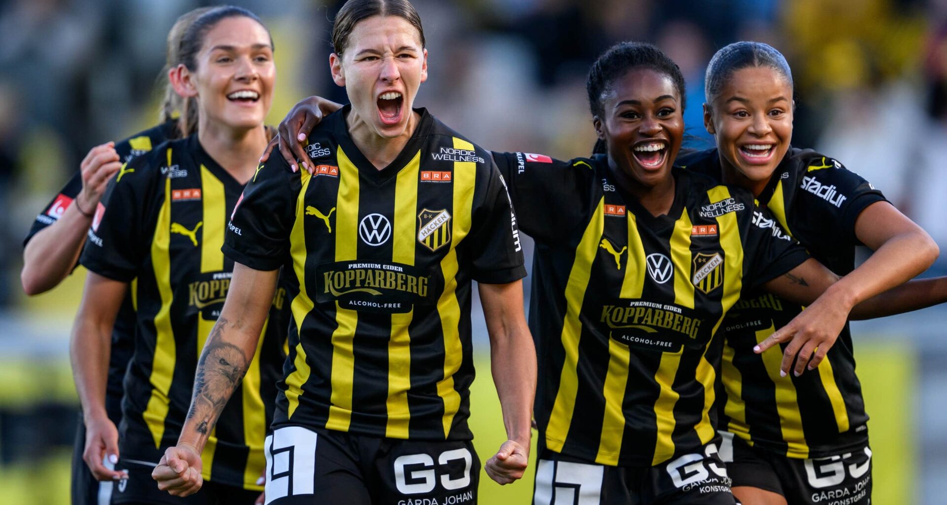 Häckens guldryck – vann seriefinalen mot Hammarby | Damallsvenskan