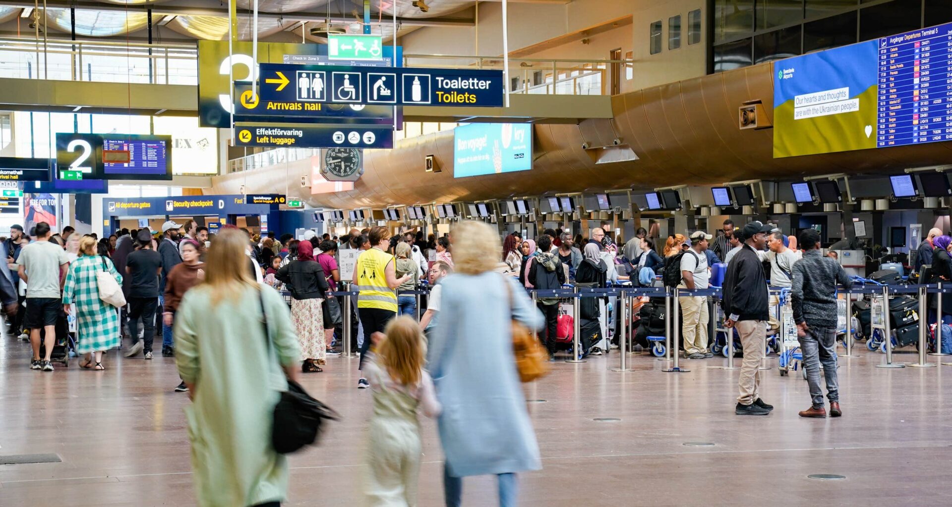 Ny gränskontroll på flygplatserna – körisk på Arlanda