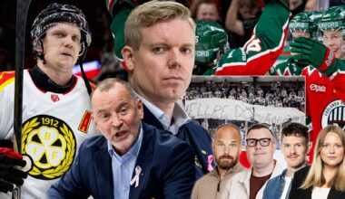 Hockeypanelen om HV71 och Brynäs