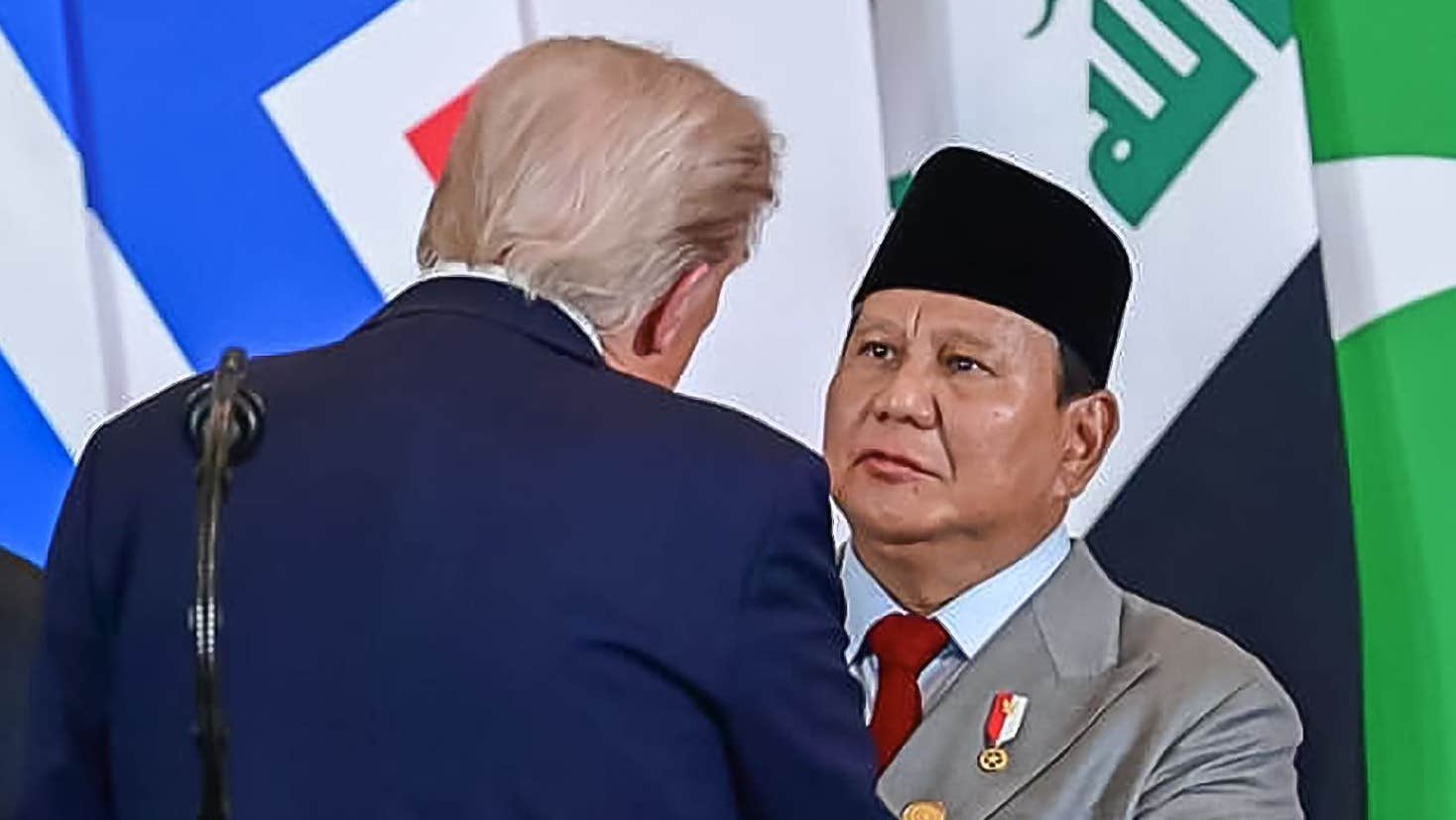 Indonesiens presidents hemliga ord till Donald Trump