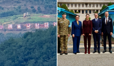 Budskapet från Nordkorea under kronprinsessan Victorias besök