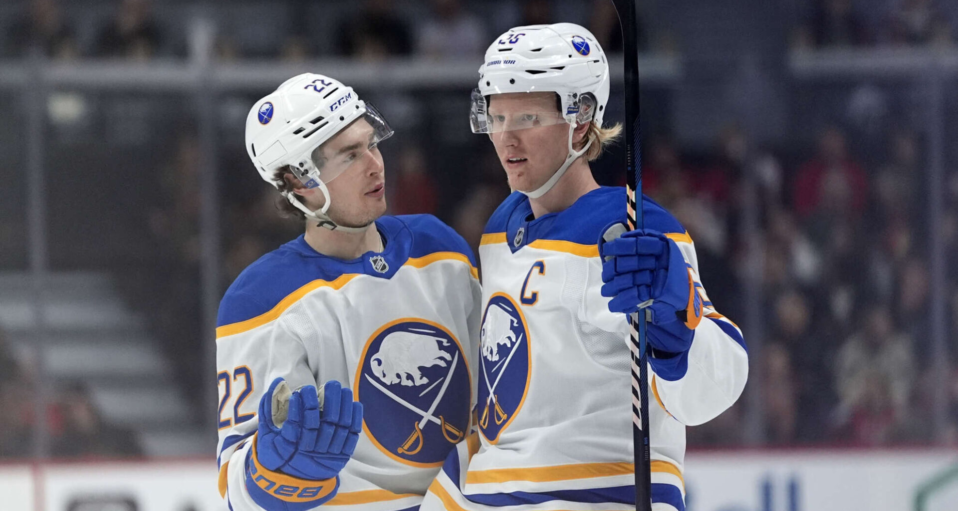 Dubbla poäng för Rasmus Dahlin i Buffalos kross